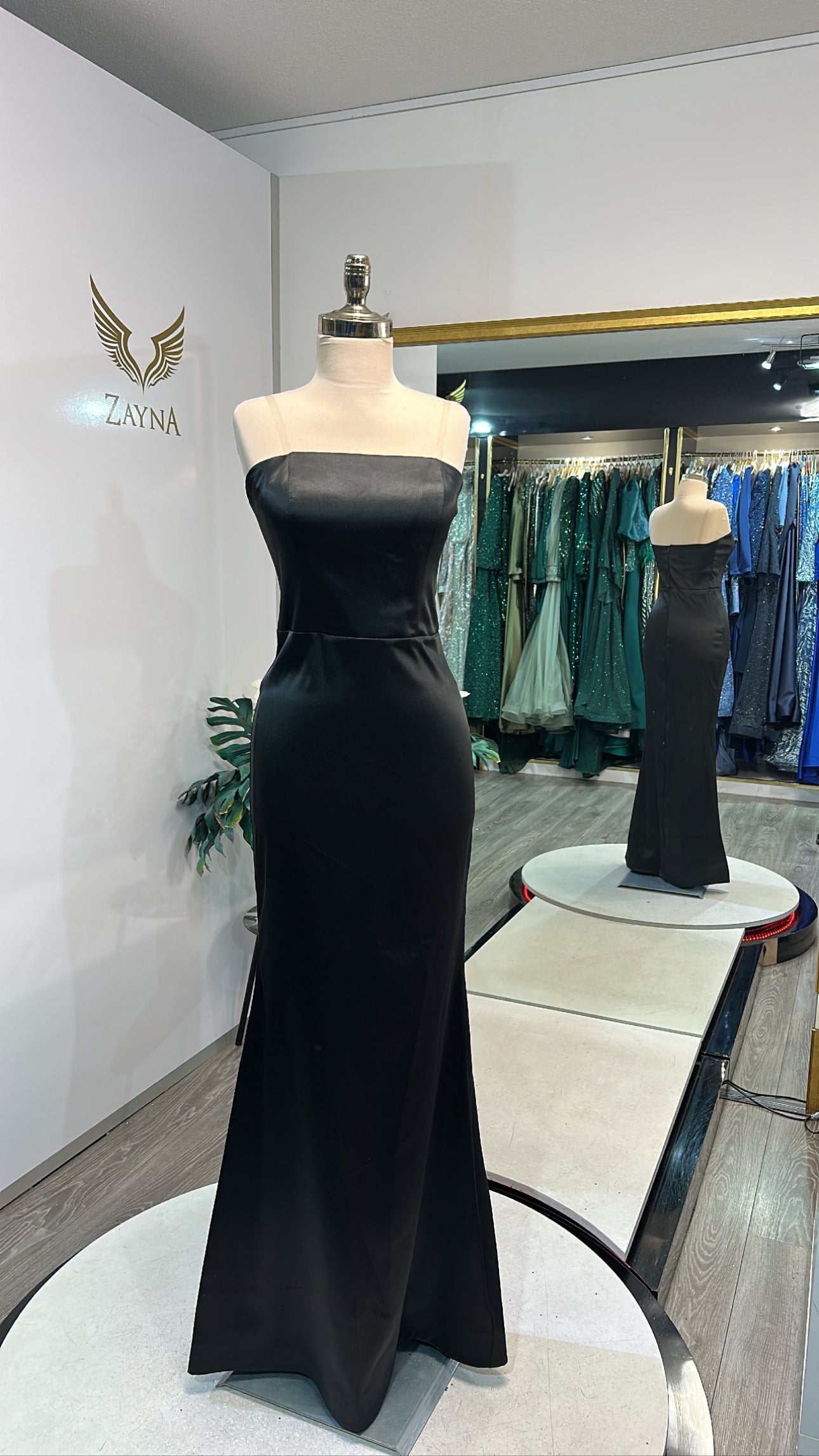 Elegant 3-piece black dress