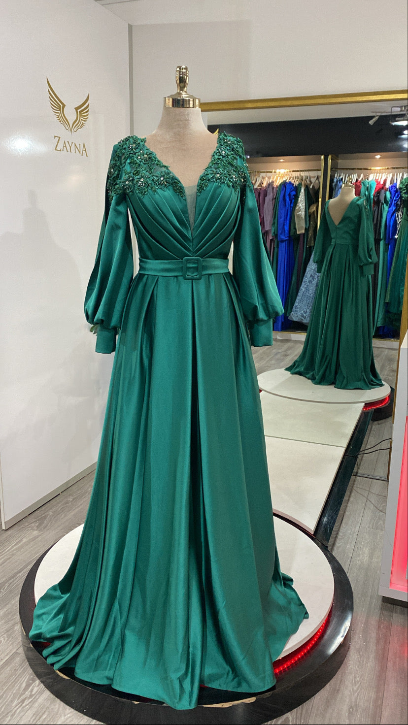 green emerald velvet dress The Royal dress Zayna Dresses green emerald velvet dress The Royal dress Zayna Dresses