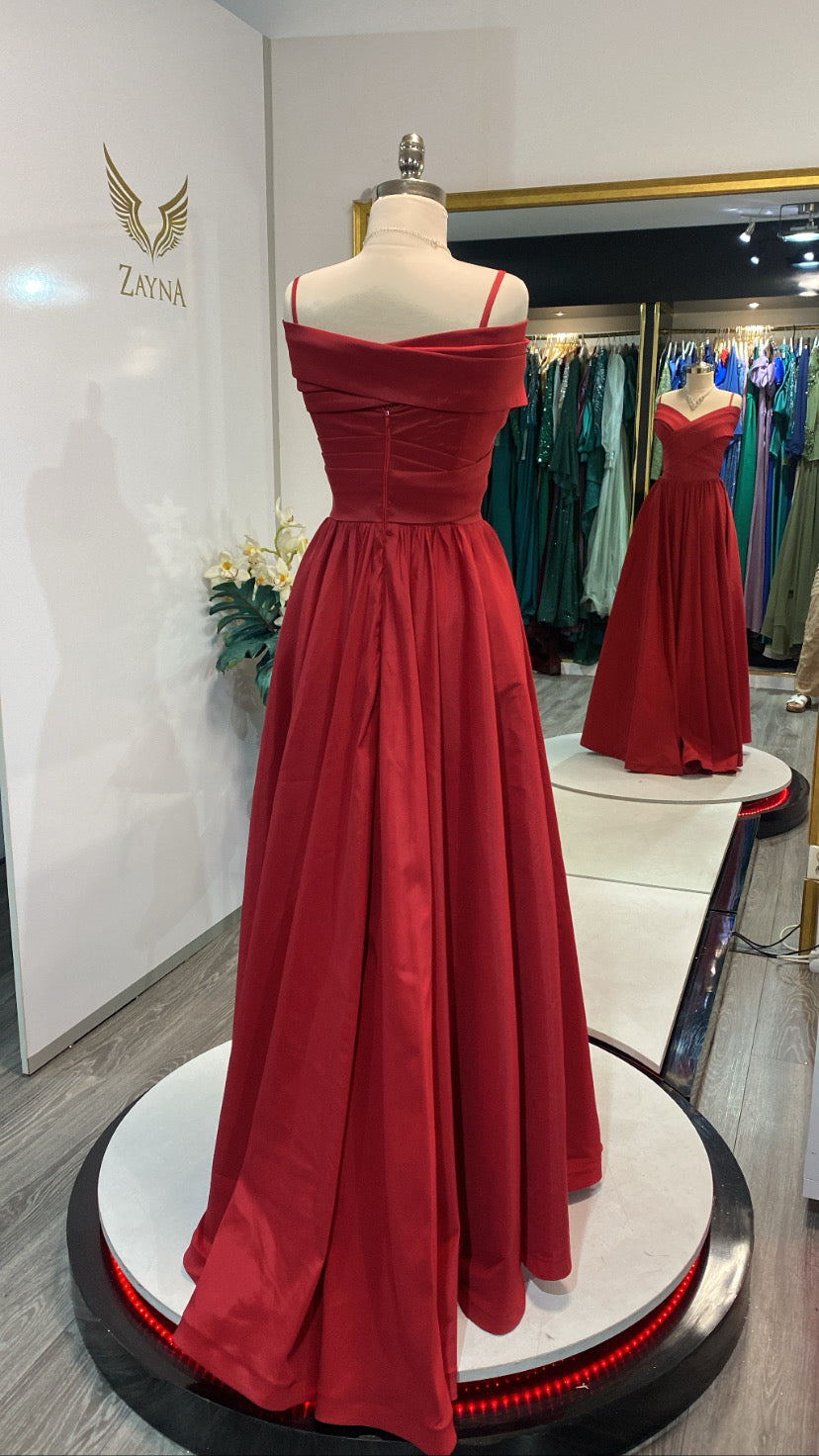 Elegant red dress