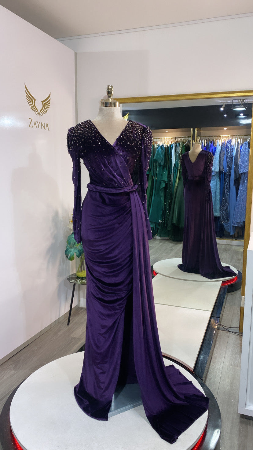 purple colour dress material Purple Bandhani Dress Material Modal Silk - Bandhani