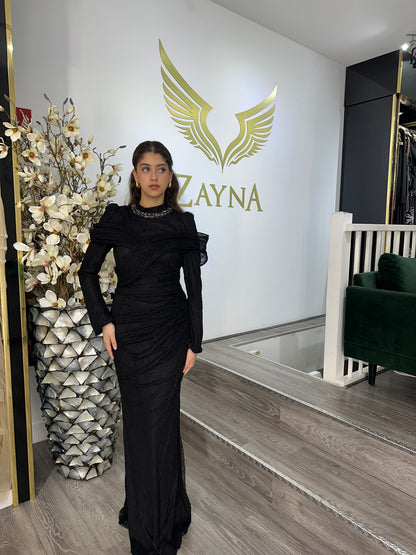 The Zena black dress