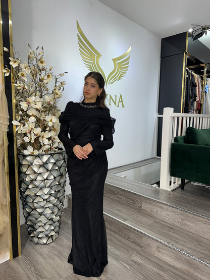 The Zena black dress