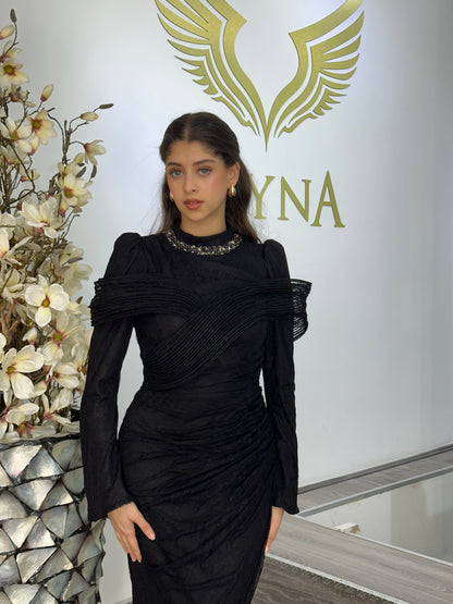 The Zena black dress