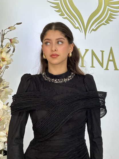The Zena black dress
