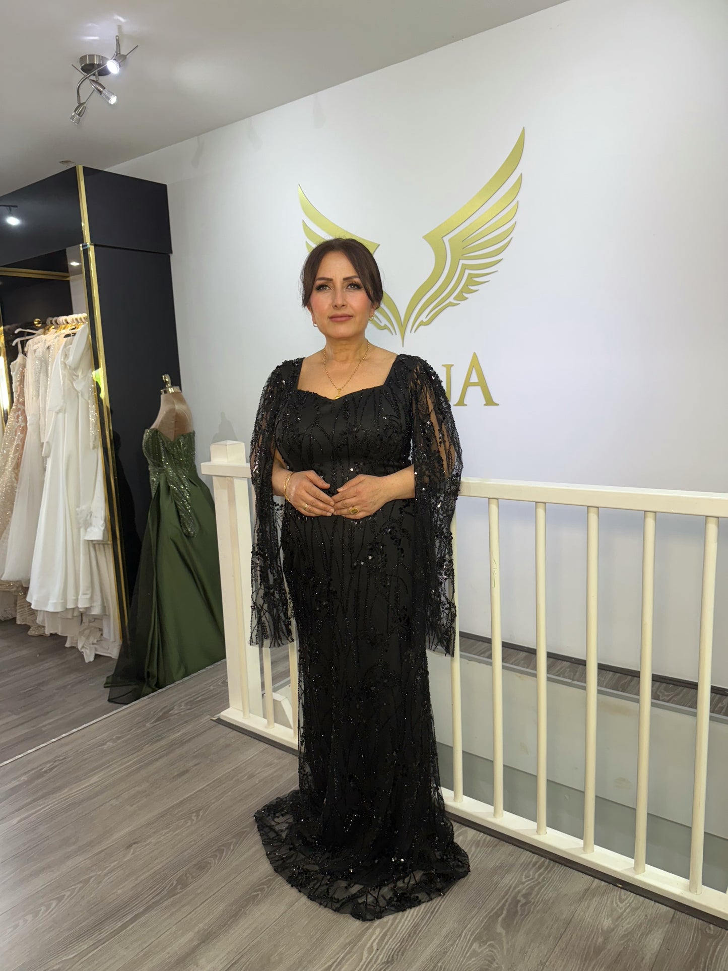 The Azize black dress