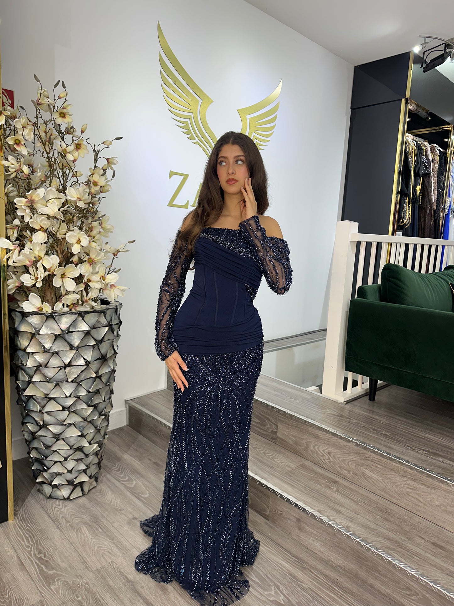 The Neva blue dress