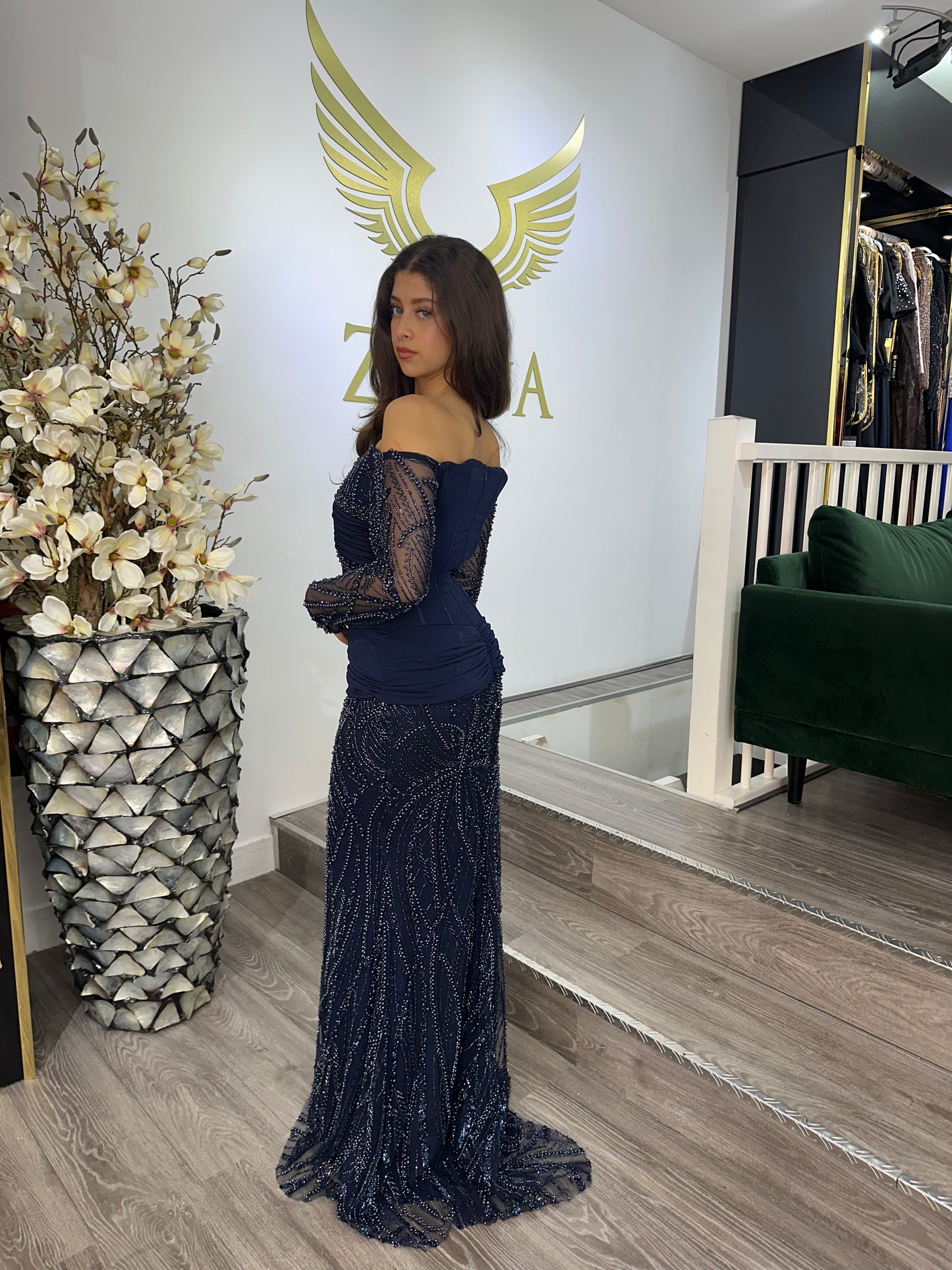 The Neva blue dress