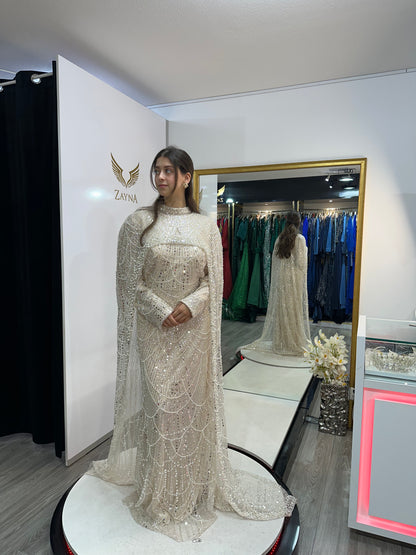 The Milan beige dress
