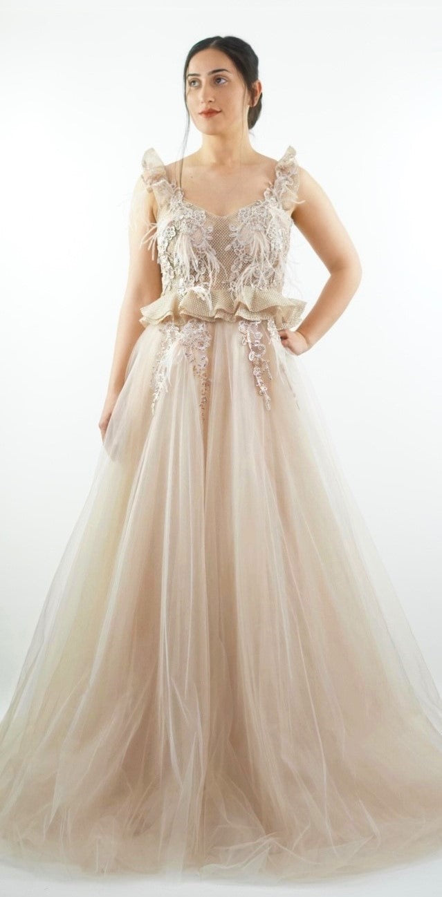 Soft pink amira dress