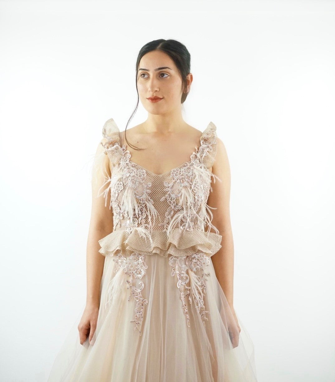 Soft pink amira dress