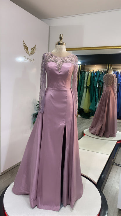 Elegant light purple dress crafted design Zayna Dresses Elegant light purple dress crafted design Zayna Dresses